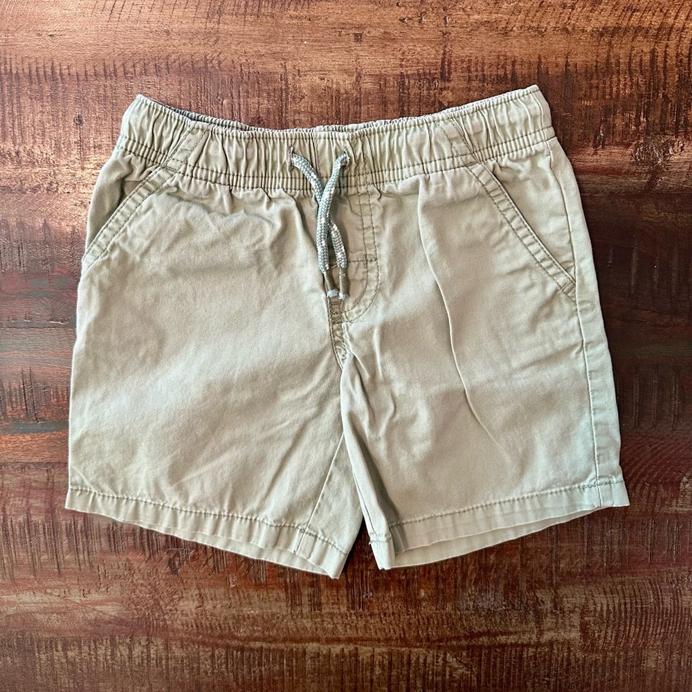 Cat & Jack Olive Green Pull-on Shorts